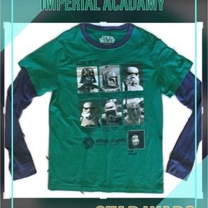 STAR WARS T-SHIRT Imperial ACADAMY Class of ‘77 size M pre-owned